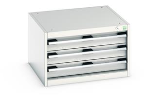 Bott Professional Cubio Tool Storage Drawer Cabinets 65cm x 65cm Bott Cubio 3 Drawer Cabinet 650Wx650Dx400mmH